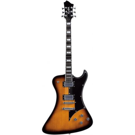 HAGSTROM ELEC. GUITAR. FANTOMEN, TOBACCO SUNBURST. MAHOGANY