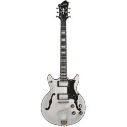 HAGSTROM ELEC. GUITAR. ALVAR - SWEDISH FROST, CONTOURED PLY