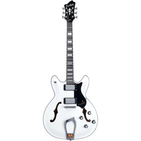 HAGSTROM ELEC. GUITAR. VIKING - WHITE GLOSS, CONTOURED PLY-