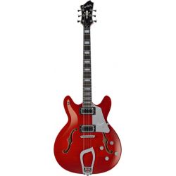 HAGSTROM ELEC. GUITAR. SUPER VIKING - WILD CHERRY TRANSPARE