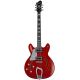 HAGSTROM ELEC. GUITAR. SUPER VIKING LEFT HANDED WILD CH TRA