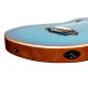 ORTEGA TOURPLAYER GUITAR, FLAMED MAPLE TOP, BLUE, BAG