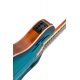 ORTEGA TOURPLAYER GUITAR, FLAMED MAPLE TOP, BLUE, BAG