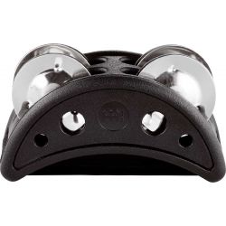 MEINL CFJS2S-BK PANDERETA COMPACT DE PIE EN ACABADO NEGR