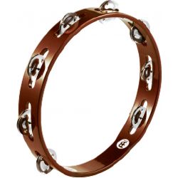 MEINL TA1AB PANDERETA DE 1 FILA DE SONAJAS DE ACERO, MAD