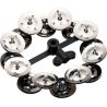 MEINL HTHH2BK PANDERETA PARA HIHAT CON DOS FILAS DE JING