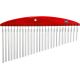 MEINL HCH1R CORTINA SIMPLE DE 27 BARRAS, ROJA