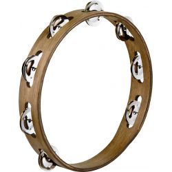 MEINL TA1WB 1 ROW, STAINLESS STEEL JINGLES, WALNUT BROWN