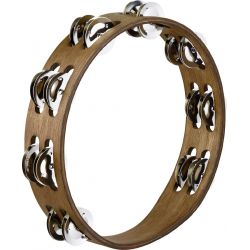 MEINL TA2WB 2 ROWS, STAINLESS STEELJINGLES, WALNUT BROWN