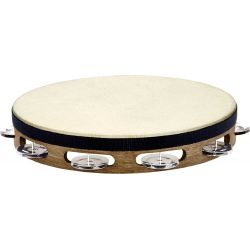 MEINL TAH1WB 1 ROW, STAINLESS STEELJINGLES, WALNUT BROWN