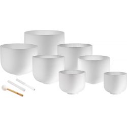 SONIC ENERGY CSBSETCHA CRYSTAL SINGING BOWL CHAKRA SET