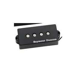 SEYMOUR DUNCAN COVER P-BASS BLK QTR POUND WITH LOGO (PER UNITÀ)