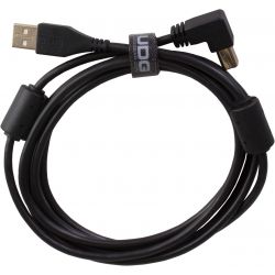 UDG GEAR U95004BL - UL CABLE USB 2.0 A-B BLACK ANGLED 1M