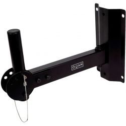 OQAN SOPORTE DE ALTAVOZ PARED QWSS02 ORIENTABLE 28CM BK