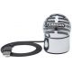 SAMSON MIC. USB METEORITE USB STUDIO MICROPHONE (CHROME)