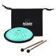 NINO PERCUSSION STEEL TONGUE DRUM,SMALL,GREEN,G-MINOR +BAG NINO982