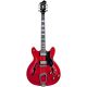HAGSTROM ELEC. GUITAR. VIKING - WILD CHERRY TRANSPARENT, CO