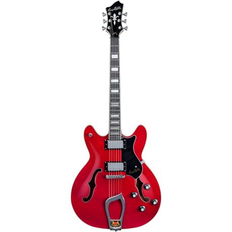 HAGSTROM ELEC. GUITAR. VIKING - WILD CHERRY TRANSPARENT, CO