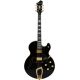 HAGSTROM ELEC. GUITAR. HJ-500 - BLACK GLOSS - CONTOURED MAP