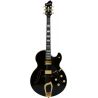 HAGSTROM ELEC. GUITAR. HJ-500 - BLACK GLOSS - CONTOURED MAP