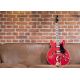 HAGSTROM ELEC. GUITAR. 67 VIKING - WILD CHERRY TRANSPARENT