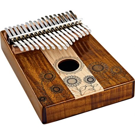 SONIC ENERGY KL1706H SOUND HOLE KALIMBA C MAJOR 17NOTES,MAP&ACA