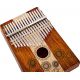 SONIC ENERGY KL1706H SOUND HOLE KALIMBA C MAJOR 17NOTES,MAP&ACA