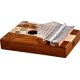 SONIC ENERGY KL1706H SOUND HOLE KALIMBA C MAJOR 17NOTES,MAP&ACA