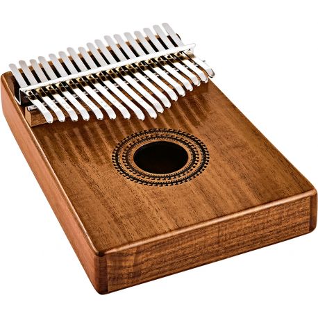 SONIC ENERGY KL1707H SOUND HOLE KALIMBA C MAJOR 17NOTES, ACACIA