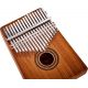 SONIC ENERGY KL1707H SOUND HOLE KALIMBA C MAJOR 17NOTES, ACACIA