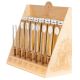 SONIC ENERGY TF-DISPLAY TUNING FORK CHAKRA SET, INCL. DISPLAY