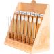 SONIC ENERGY TF-DISPLAY TUNING FORK CHAKRA SET, INCL. DISPLAY