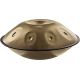 SONIC ENERGY HPSTL91 HANDPAN STAINLESS STEEL, VINT.GOLD,D AMARA