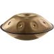 SONIC ENERGY HPSTL91 HANDPAN STAINLESS STEEL, VINT.GOLD,D AMARA