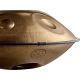 SONIC ENERGY HPSTL91 HANDPAN STAINLESS STEEL, VINT.GOLD,D AMARA