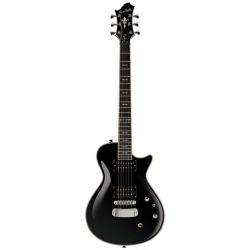 HAGSTROM ELEC. GUITAR. ULTRA SWEDE - BLACK GLOSS - BASSWOOD