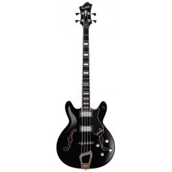 HAGSTROM ELEC. BASS. VIKING BASS - BLACK GLOSS, CONTOURED P