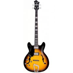 HAGSTROM ELEC. BASS. VIKING BASS LEFT HANDED TOBACCO SUNB