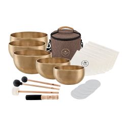 SONIC ENERGY SB-Y2 YOGA NIDRA SINGING BOWL SET, 5 PCS.