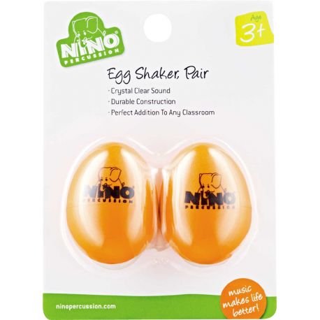 NINO PERCUSSION EGG SHAKER NARANJA NINO540OR-2