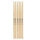 MEINL HICKORY STICKS, 7A, BARREL TIP, 3-PACK HS105-3