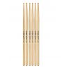 MEINL HICKORY STICKS, 7A, BARREL TIP, 3-PACK HS105-3