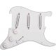 SEYMOUR DUNCAN PICKGRD ASSY TRIPLE RAILS WHT
