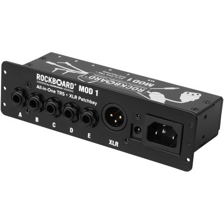 ROCKBOARD MOD 1 V2 PATCHBAY TRS Y XLR IEC Y BARREL