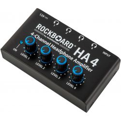 ROCKBOARD HA 4 AMPLIFICADOR DE AURICULARES DE 4 CANALES