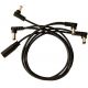 ROCKBOARD CABLE PLANO EN CADENA ACODADO - 4 SALIDAS