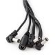 ROCKBOARD CABLE PLANO EN CADENA ACODADO - 6 SALIDAS