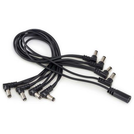 ROCKBOARD CABLE PLANO EN CADENA ACODADO - 8 SALIDAS