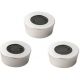 ROCKBOARD BIGTOE FOOTSWITCH TOPPER 3 UNIDADES - PLATA