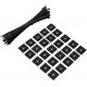 ROCKBOARD JUEGO DE CABLES 50 BRIDAS Y 25 SOPORTES